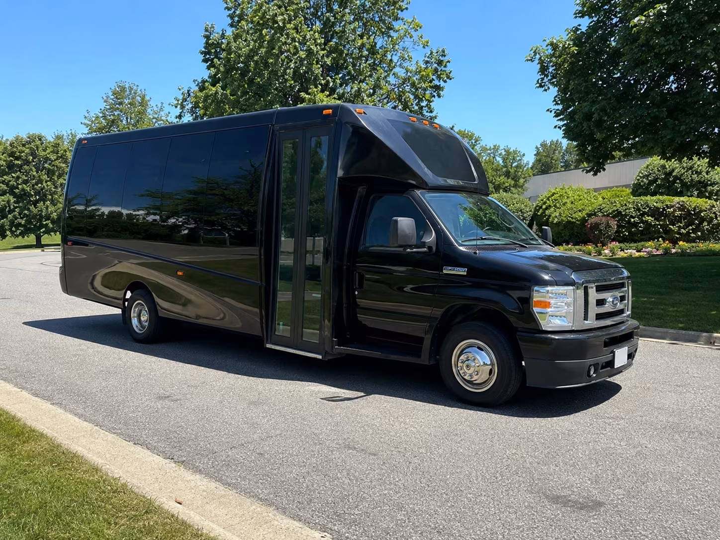 Passenger seating aboard a party bus rental serving San Diego