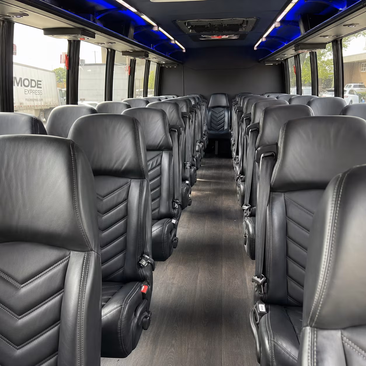 San Diego Corporate Transportation party bus exterior