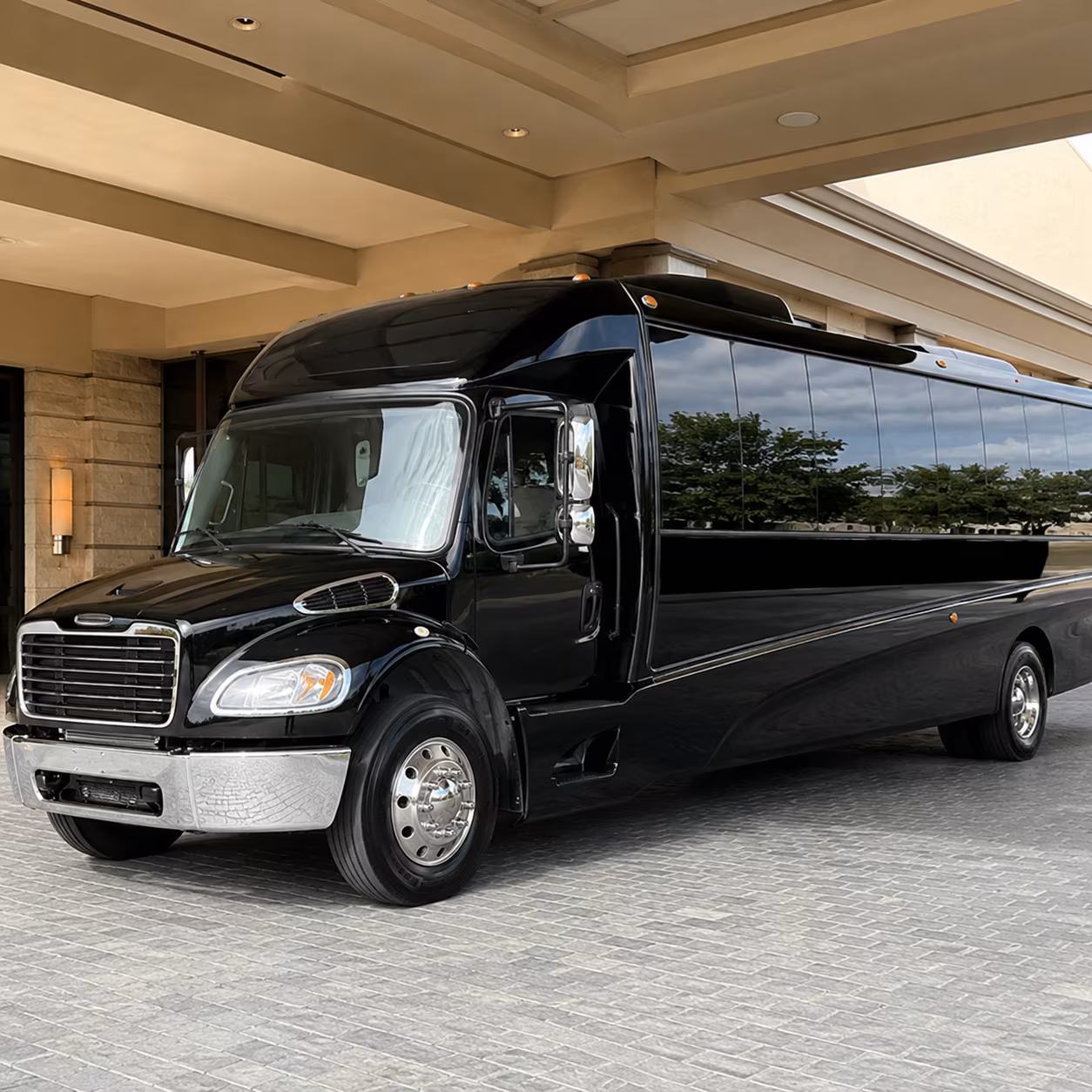 San Diego Corporate Transportation party bus exterior