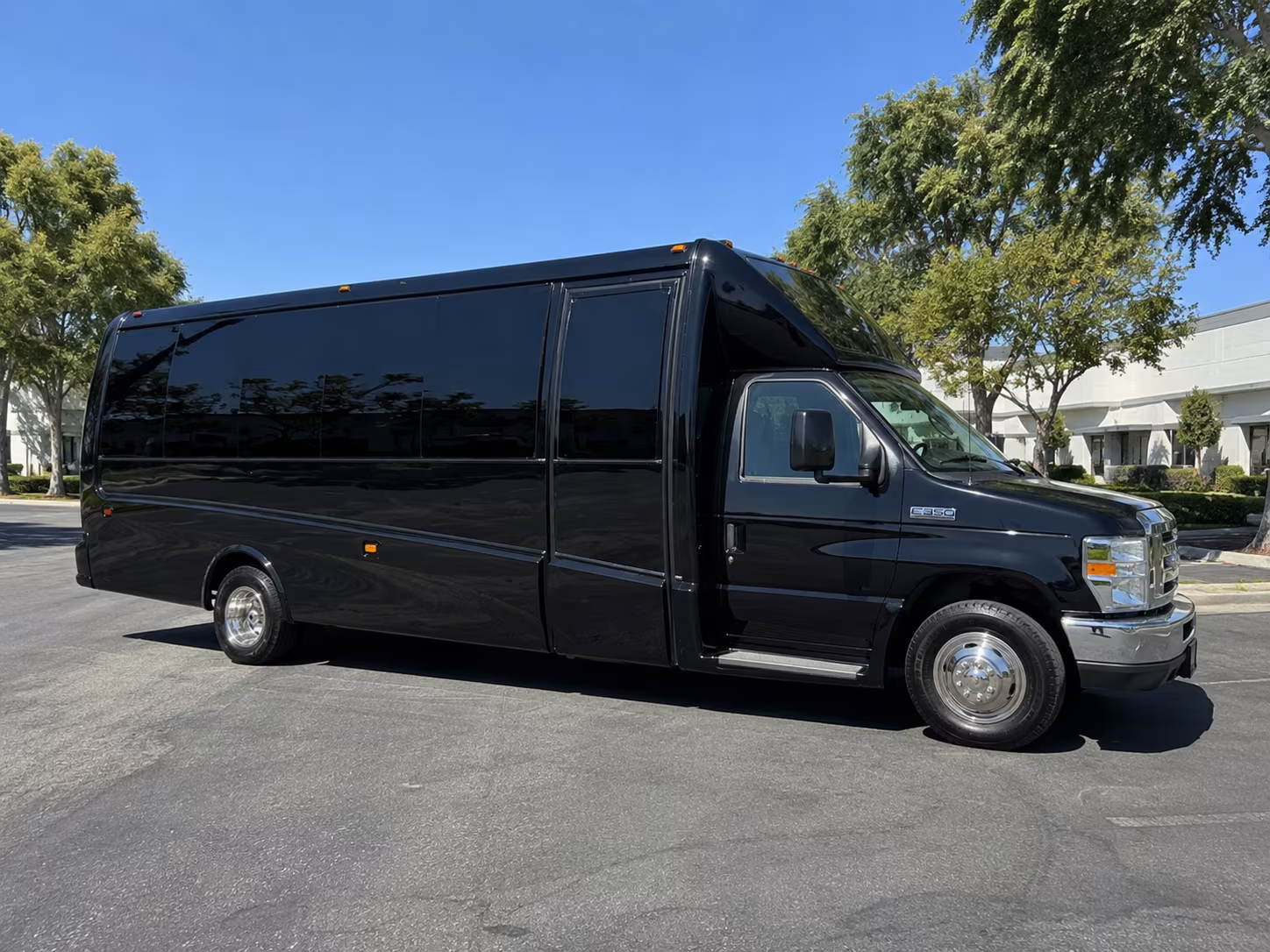San Diego Sporting Event Transportation party bus exterior