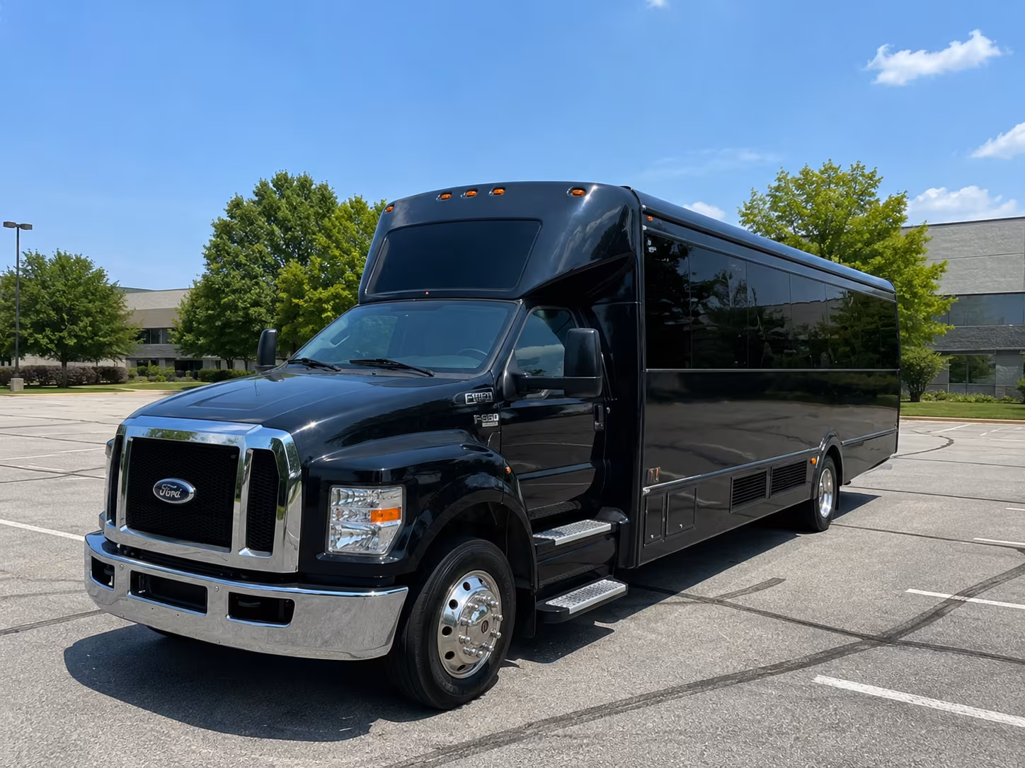 San Diego Sporting Event Transportation party bus exterior