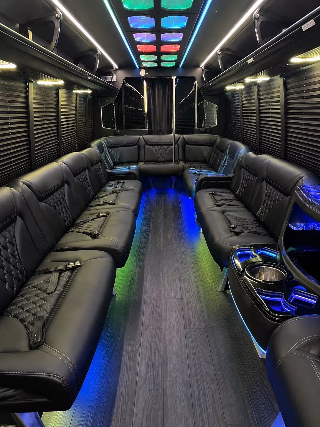 San Diego Sporting Event Transportation onboard seating