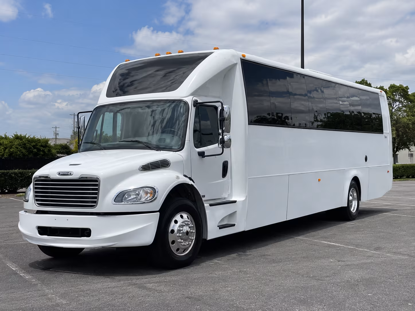 San Diego Wedding Transportation party bus exterior