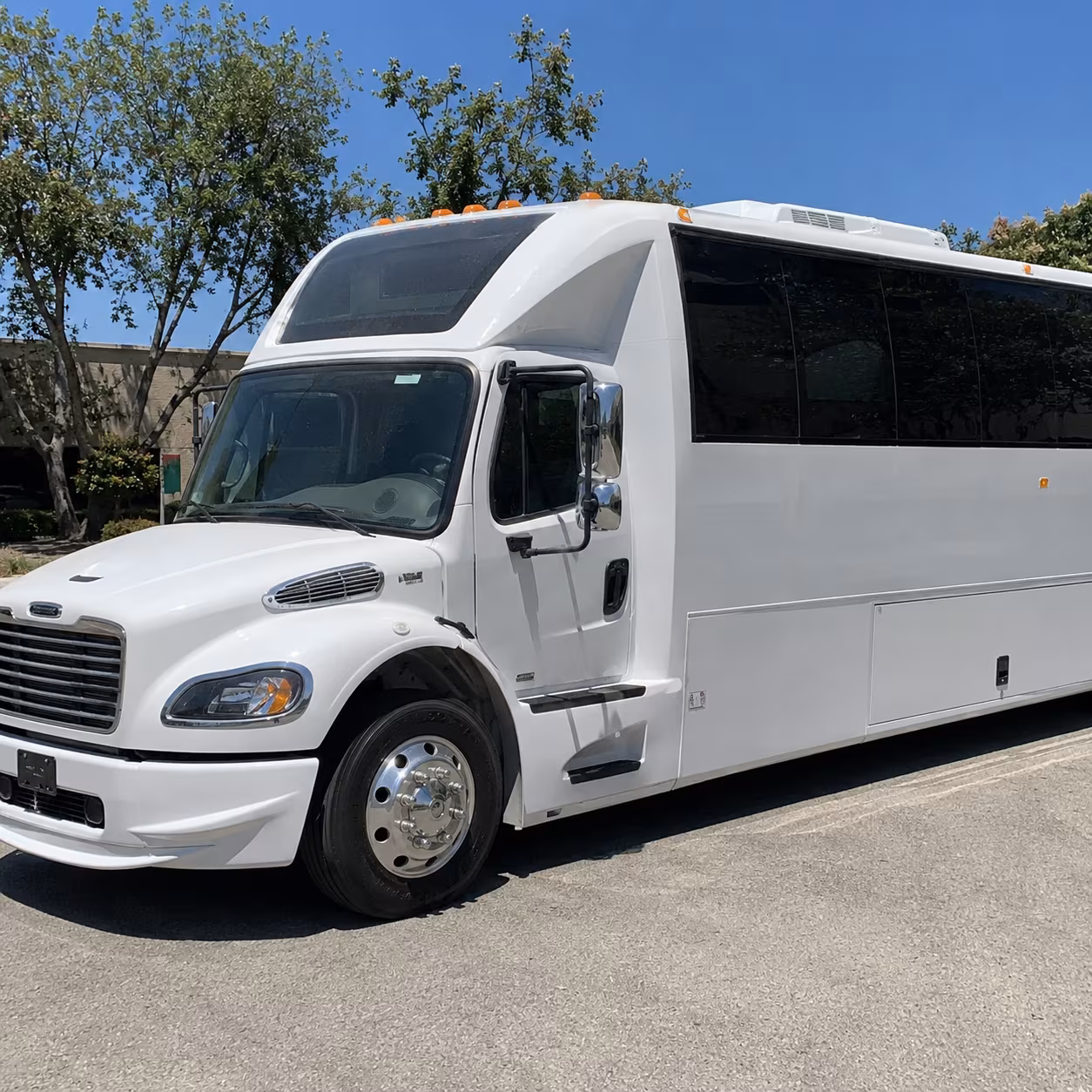 San Diego Wedding Transportation party bus exterior
