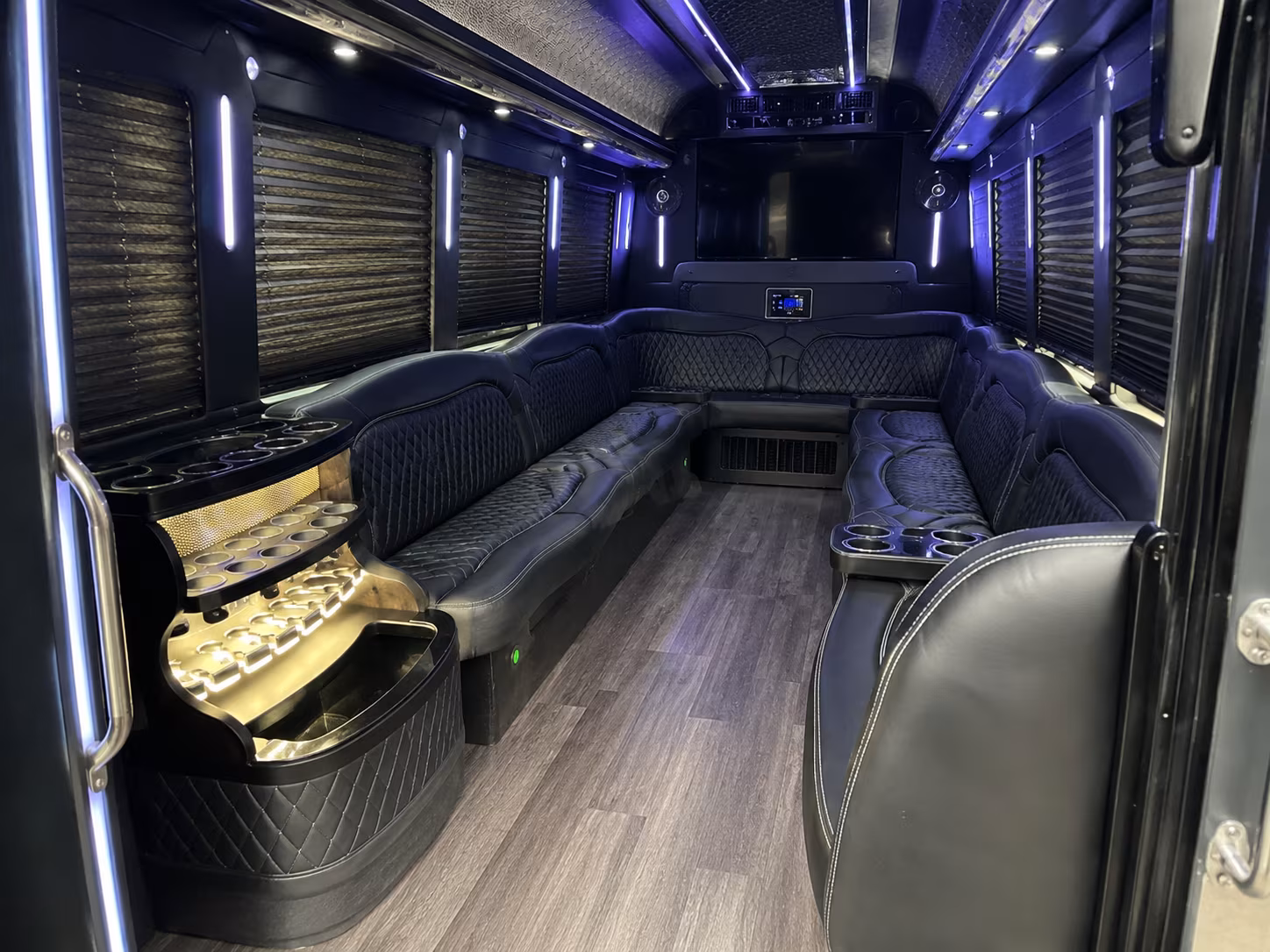 San Diego Wedding Transportation party bus exterior