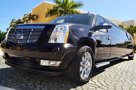 San Diego Black Escalade Limo