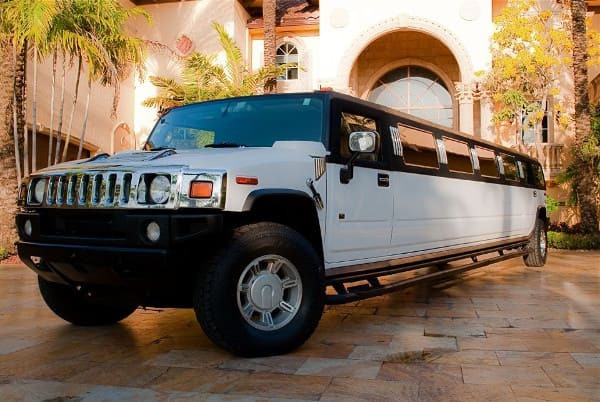 San Diego White Hummer Limo